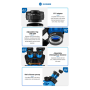 Microscope, Optical Instrument - Sunshine M9T-B11 Trinocular Stereo Microscope - Black, wholesale price