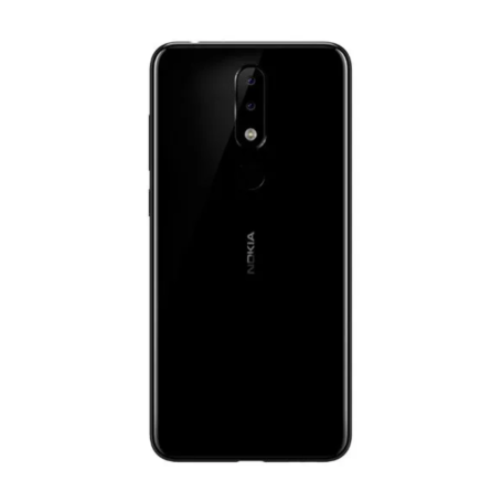 Rear Cover - Nokia 5.1 Plus Black Back Glass (Original Disassembled) - Grade A, wholesale price
