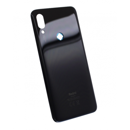 Vitre arrière Xiaomi Redmi 7 Noir Avec Adhesif (Sans Logo)