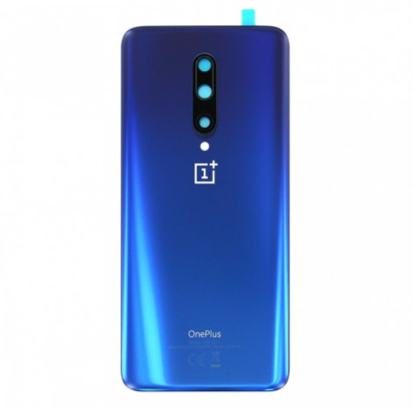 Vitre arrière, Dos - Vitre Arrière One Plus 7 Pro Bleu (Original Démonté) - Grade A, prix de gros.