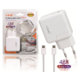 Charger, Power Adapter - 2-in-1 Charger Kit with Type-C PD 30W QC 18W Cable LinQ PD3004, wholesale price