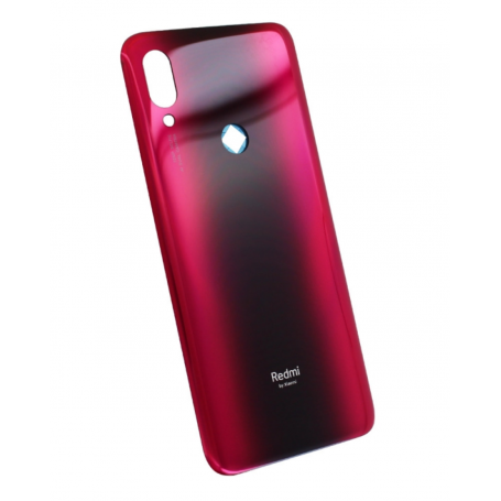 Rear Glass Xiaomi Redmi 7 Red With Adhesive