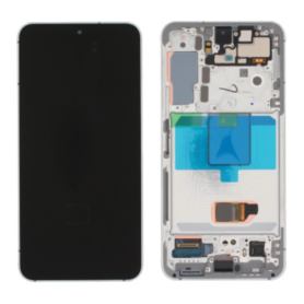 Samsung Galaxy S22 (S901B) Silver Screen + Frame (Original Refurbished) Display, Screen - Samsung Galaxy S22 (S901B) Silver Screen + Frame (Original Refurbished), wholesale price