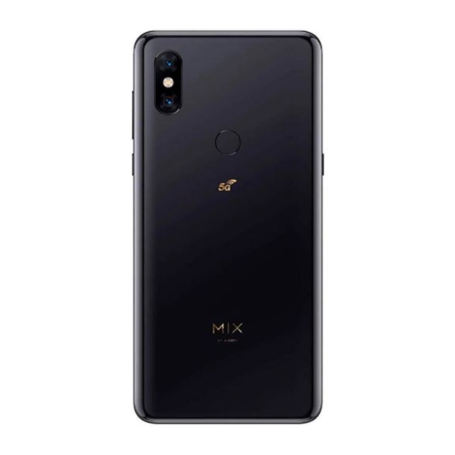 Back Glass - Xiaomi Mi Mix 3 5G Rear Window without Contour Lens Black (Original Disassembled) - Grade A, wholesale price