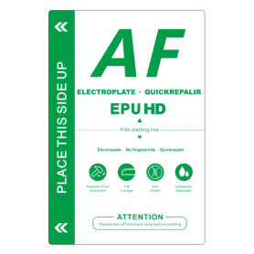 AF Electroplate EPU Protection Film 0.18mm Green Series G28 - 5 Pcs Screen Protector - AF Electroplate EPU Protection Film 0.18mm Green Series G28 - 5 Pcs, wholesale price