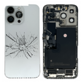 iPhone 14 Pro Max White Full Frame - Charging Connector Without Battery (Original Disassembled) - Broken Mobile Parts - iPhone 14 Pro Max White Full Frame - Charging Connector Without Battery (Original Disassembled) - Broken, wholesa