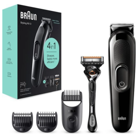 Braun SK3300 Electric Hair and Beard Trimmer with Gillette Fusion 5 ProGlide 4-in-1 Grooming Tool - Braun SK3300 Electric Hair and Beard Trimmer with Gillette Fusion 5 ProGlide 4-in-1, wholesale price