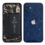 Pièces détachées, Composants - Châssis Complet iPhone 12 Bleu - Connecteur de Charge Sans Batterie (Origine Demonté) - Cassé, pr