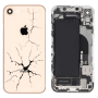 Coque, Boîtier - Châssis Complet iPhone 8 Plus Or - Connecteur de Charge Sans Batterie (Origine Demonté) - Cassé, prix de gros.