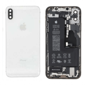 Back Cover Housing Chassis iPhone XS Max White - Charging Connector + Battery (Original Disassembled) Grade A Back Cover Housing Chassis iPhone XS Max White - Charging Connector + Battery (Original Disassembled) Grade A