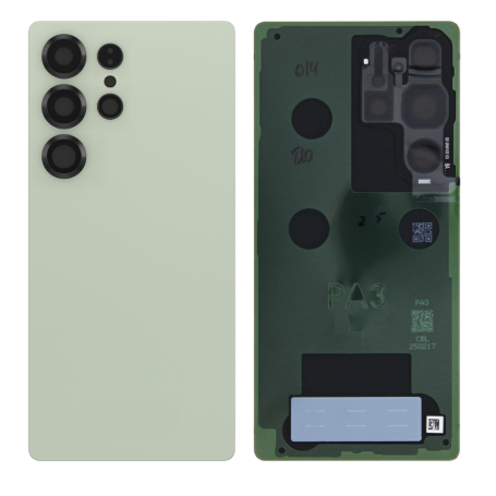 Vitre arrière, Dos - Vitre Arrière Galaxy S25 Ultra Titane Vert Jade (S938B) (Sans logo), prix de gros.