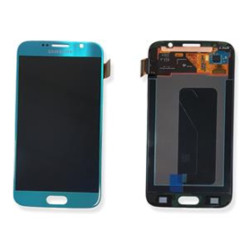 000 Écran, Display - Ecran Samsung Galaxy S6 (G920F) Bleu (Service Pack) - GH97-17260D, prix de gros.