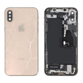 iPhone XS Gold Complete Chassis - Charging Connector Without Battery (Original Disassembled) - Broken Replacement Housing - iPhone XS Gold Complete Chassis - Charging Connector Without Battery (Original Disassembled) - Broken, who