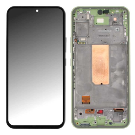 Écran, Display - Ecran Samsung Galaxy A54 5G (A546) Vert + Châssis (Original Reconditionné), prix de gros.