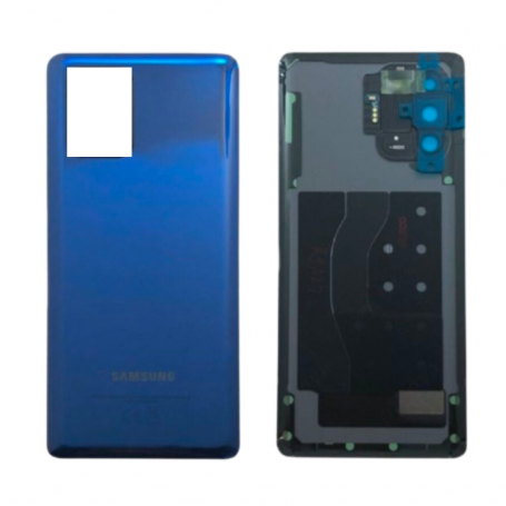 Dos, Coque, Couvercle - Vitre arrière Samsung Galaxy S10 Lite Bleu Sans Contour Lentille (Original Démonté) - Grade A, prix de g