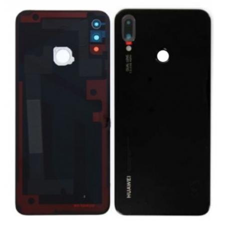 Dos, Coque, Refurb - Vitre arrière Huawei P Smart Plus Noir (Original Démonté) - Grade A, prix de gros.