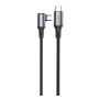 Charging Cable, Data Cable - Braided Cable 60W USB-C / USB-C 1m XSSIVE XSS-BR1MCC 90°, wholesale price
