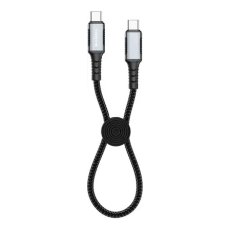 Cable, Cord - Braided USB-C / USB-C 60W 30CM XSSIVE XSS-BR-CC-B 30CM - Black, wholesale price