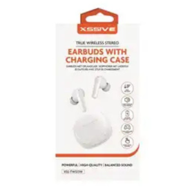 Casque Audio, Oreillettes - Écouteurs Bluetooth + Boîtier de Chargement XSSIVE XSS-TWS13W - Blanc, prix de gros.