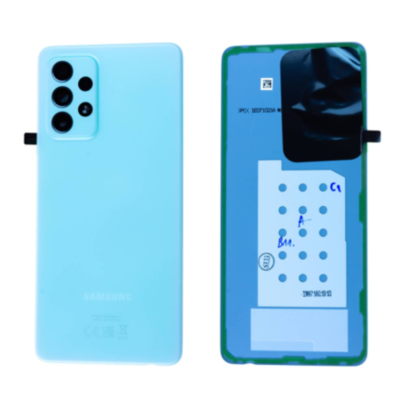 Dos, Couvercle - Vitre arrière Samsung Galaxy A52S 5G (A528B) Bleu (Original Démontée) - Grade A, prix de gros.