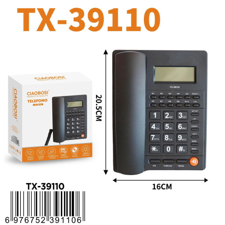 Landline, Desk Phone - Corded Home and Office Telephone CIAOBOSI TX-39110, wholesale price