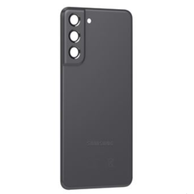 Back Glass, Rear Cover - Samsung Galaxy S21 FE 5G Frameless Rear Glass with Graphite Lens (Original Disassembled) - Grade A, who