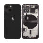 Back Glass, Rear Cover - Back Cover Housing iPhone 13 Black - Charge Connector + Without Battery (Original Dismantled) Grade AB,