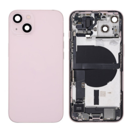 Achetez Châssis Complet iPhone 13 Rose avec Connecteur de Charge et Batterie - Grade AB Original Remonté