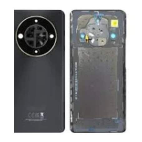 Rear Cover, Back Glass - Huawei Honor Magic 6 Lite Rear Glass Frameless Lens Black (Original Disassembled) - Grade A, wholesale 
