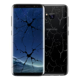 Smartphone, Téléphone - Samsung Galaxy S8 64 Go - Noir (Ecran HS sans tiroir SIM), prix de gros.