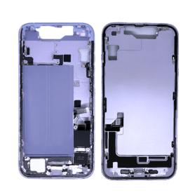 iPhone Parts - iPhone 14 Purple Chassis - Charging Connector Without Battery Without Back Glass (Original Disassembled) - Grade