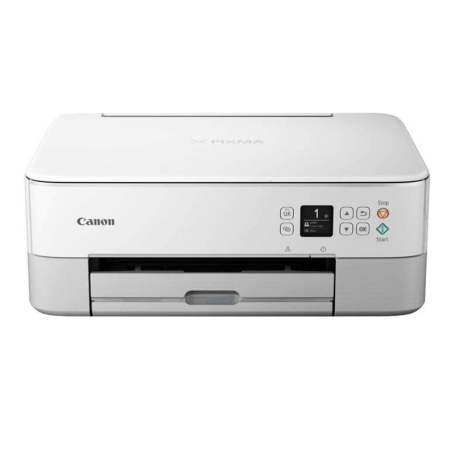 Printer, Copier - Canon PIXMA TS5350S White Printer - Used, with box and charging cable, wholesale price