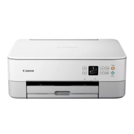 Imprimante, Multifonction - Imprimante Canon PIXMA TS5351i Blanche - Occasion avec boîte et câble de charge, prix de gros.