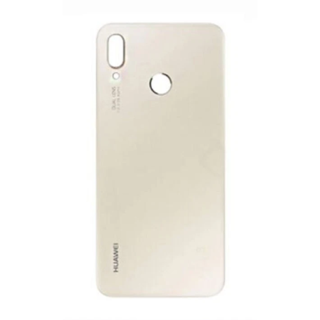 Dos, Coque, Couvercle - Vitre arrière Huawei P20 Lite Sans Contour Lentille Or (Original Démonté) - Grade A, prix de gros.