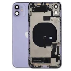 Châssis, Structure - Châssis Complet iPhone 11 Violet - Connecteur de Charge Sans Batterie (Origine Demonté) Grade B, prix de gr