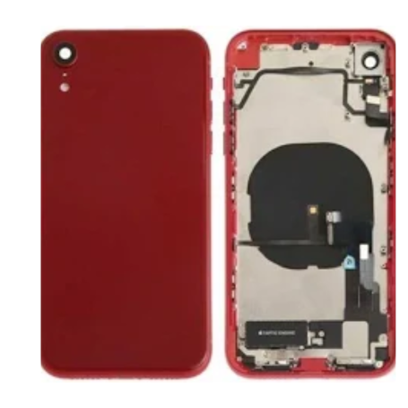 Cadre, Boîtier - Châssis iPhone XR Rouge Connecteur de Charge sans Batterie (Origine Demonté) Grade B, prix de gros.