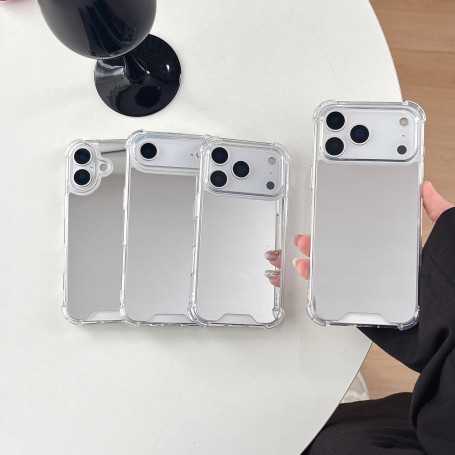Coque en Silicone Protection avec Miroir - iPhone