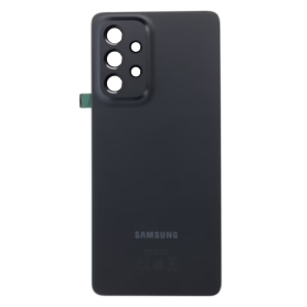 Vitre arrière, Dos - Vitre Arrière Samsung Galaxy A53 5G (A536B) Sans Contour Lentille Noir (Original Démonté) - Grade A, prix d