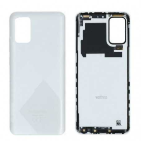 Back Glass - Samsung Galaxy A02S Rear Glass Frameless White Lens (Original Disassembled) - Grade A, wholesale price