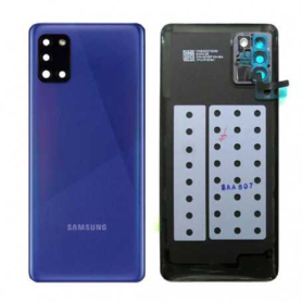Back Glass - Rear window Samsung Galaxy A31 (A315F) Blue (Original Disassembled) - Grade A, wholesale price