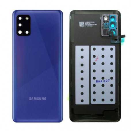 Back Glass - Rear window Samsung Galaxy A31 (A315F) Blue (Original Disassembled) - Grade A, wholesale price