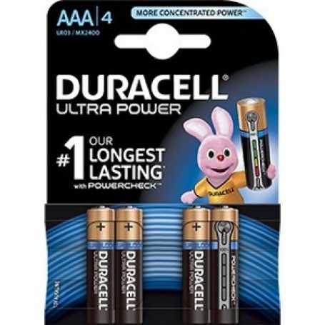 Alkaline Batteries Duracell Ultra Power AAA x 4pcs