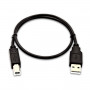 Câble Imprimante USB 2.0 A mâle/B mâle - 0,5m - Noir