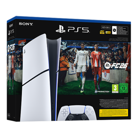 Gaming Console - Console Sony PlayStation 5 - PS5 Digital Edition - 825 Go SSD - 4K/8K - HDR + EA SPORTS FC 26, wholesale price