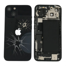 Replacement Parts - iPhone 13 Black Complete Chassis - Charging Connector + Without Battery (Original Disassembled) - Broken, wh