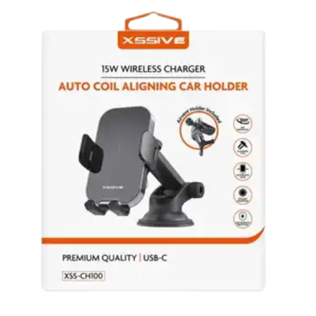 Wireless Charger, Power Stand - Wireless Charging Stand with Automatic Coil Alignment 15W XSSIVE XSS-CH100, wholesale price