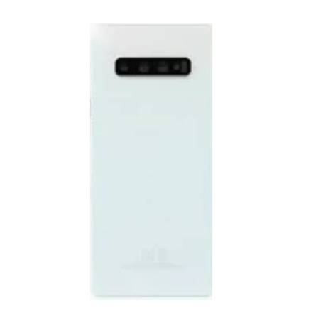 Rear Cover - Back Glass Samsung Galaxy S10 Without Lens Prism White (Original Disassembled) - Grade B, wholesale price