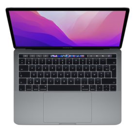 Laptop, Notebook - MacBook Pro 13 A2251 2020 - 16GB / 512GB SSD - Core i5 2.0 GHz - Gray - AZERTY - Grade B - without Box and wi