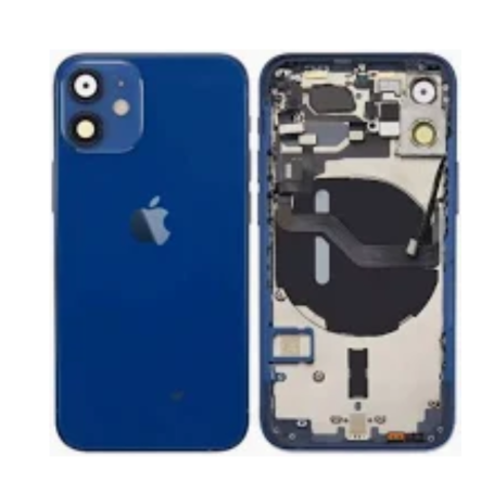 Replacement Part - iPhone 12 Mini Blue Full Frame - Charging Connector without Battery (Original Disassembled) Broken, wholesale