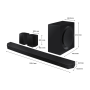 Barre audio, Enceinte home cinéma - Barre de Son Samsung HW-Q990B Dolby Atmos 11.1.4 - Noir - Occasion avec Chargeur Câble, prix